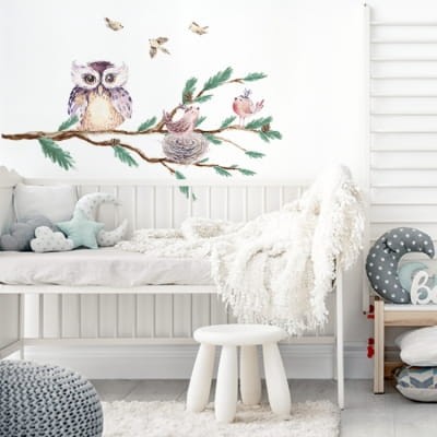 naklejka nad lozeczko lesni przyjaciele yokodesign