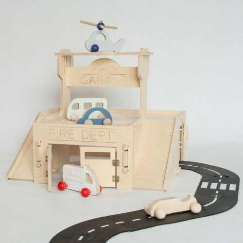 garaz drewniany do zabawy my mini home