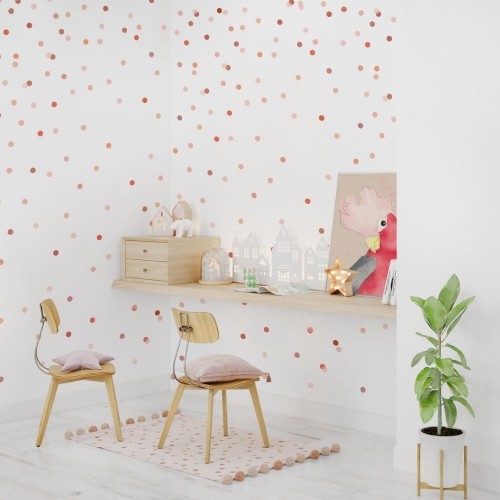 tapeta do pokoju dziecka humpty dumty dancing dots