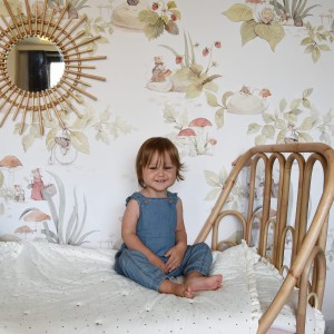 MALUMI - TAPETA DLA DZIECKA VINTAGE MOUSE - LEŚNE MYSZKI