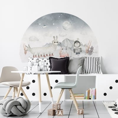 ZAŁÓŻKOWNIK YOKODESIGN DO POKOJU DZIECKA KOSMOS