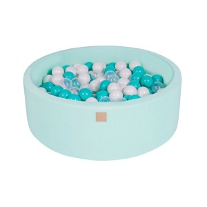 MEOW BABY - SUCHY BASEN Z PIŁECZKAMI OKRĄGŁY MIĘTOWY