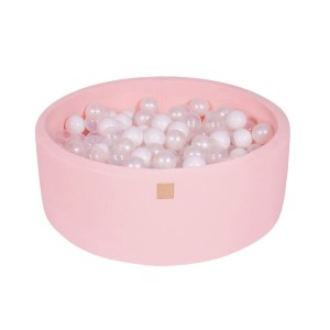 MEOW BABY - SUCHY BASEN Z PIŁECZKAMI OKRĄGŁY JASNORÓŻOWY