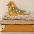 lampka little lights ptaszek mini mustard
