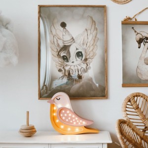 LITTLE LIGHTS - LAMPKA PTAK HONEY ORANGE