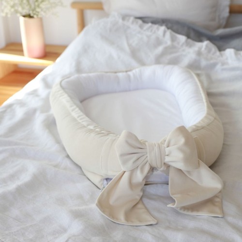 kokon niemowlęcy śmietankowa perła