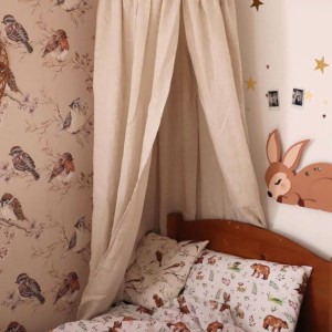 DEKORNIK - TAPETA BIRDS BEIGE