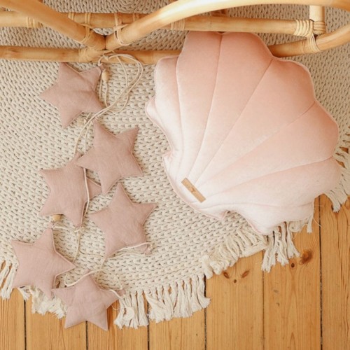 girlanda do pokoju dziecka gwiazdki róż