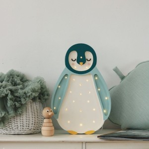 LITTLE LIGHTS - LAMPKA PINGWINEK TEAL