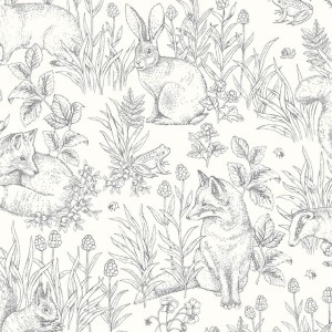 BORASTAPETER - TAPETA NEWBIE FOREST FRIENDS 7478