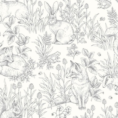 tapeta leśna do pokoju dziecka newbie