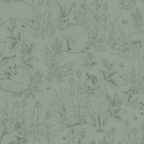 tapeta leśna do pokoju dziecka newbie