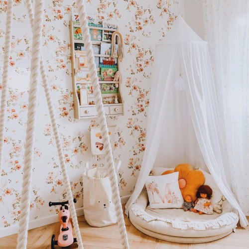 tapeta floral vintage