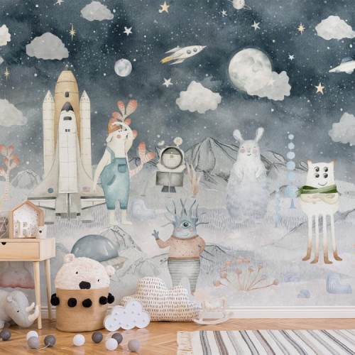tapeta kosmos do pokoju chlopca yokodesign (1).jpg