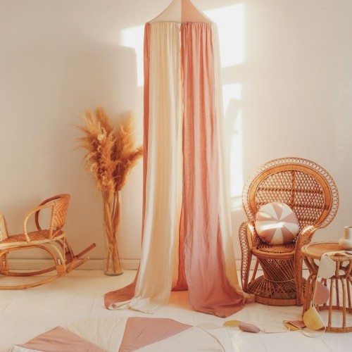 baldachim cyrk różowy