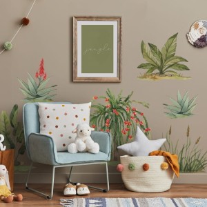YOKO DESIGN - NAKLEJKI NA ŚCIANĘ ROŚLINY SAFARI