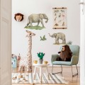 naklejki po pokoju dziecka słonie safari (5).jpg