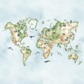 tapeta mapa swiata ze zwierzakami dla dziecka yokodesign (1).jpg