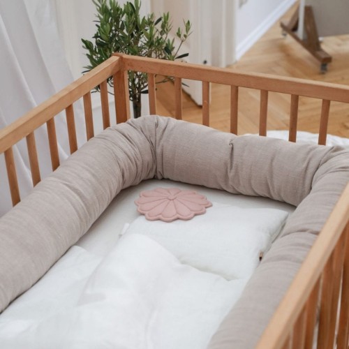 wałek do łóżeczka len