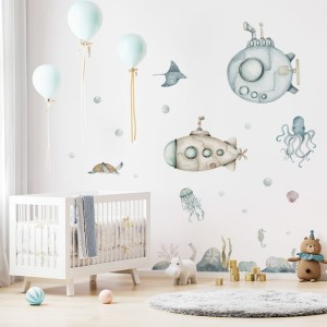 YOKO DESIGN - ZESTAW NAKLEJEK ŁODZIE PODWODNE