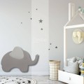 panel tapicerowany do pokoju dziecka słoń dimbo