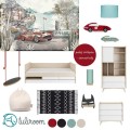 moodboard pokój chłopca auta