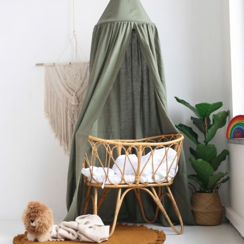 baldachim do pokoju dziecka leśna zieleń