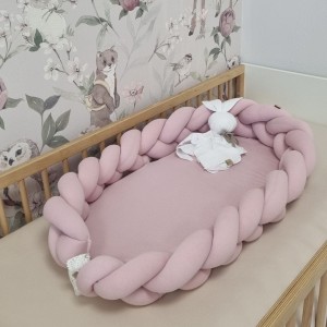 WOOD&WOOL - GNIAZDKO NIEMOWLĘCE PUDROWY RÓŻ