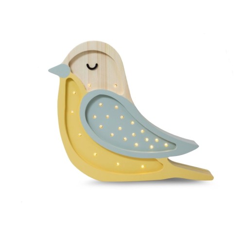 LAMPKA PTAK KHAKI MUSTARD