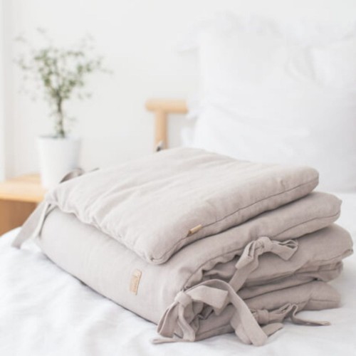 lniana pościel z wypełnieniem dla dziecka