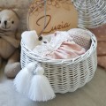 Biała szkatułka boho do pokoju dziecka