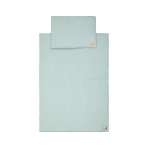 MOI MILI - MUŚLINOWY KOMPLET POŚCIELI DLA NIEMOWLAKA MIĘTA