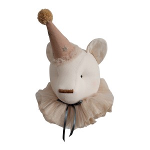 LOVE ME DECORATION - MIŚ BEŻOWY W CZAPCE Z GWIAZDKAMI