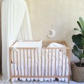 ochraniacz do łóżeczka haft ecru