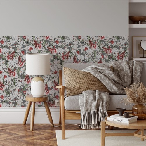 tapeta kwiaty do pokoju dziewczynki