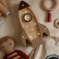 lampka little lights rakieta drewno