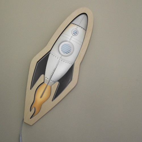 lampka rakieta kosmiczna