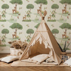 YOKO DESIGN - TAPETA ZIELONA KNIEJA W58