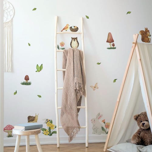 naklejki leśne elemnty