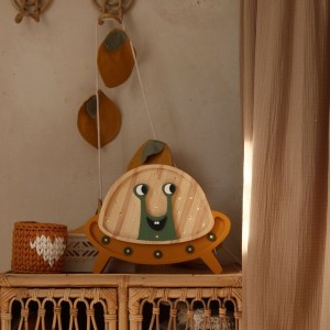 LITTLE LIGHTS - LAMPKA UFO MUSTARD