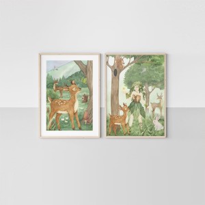 YOKO DESIGN - ZESTAW 2 PLAKATY DRIADA JELONEK