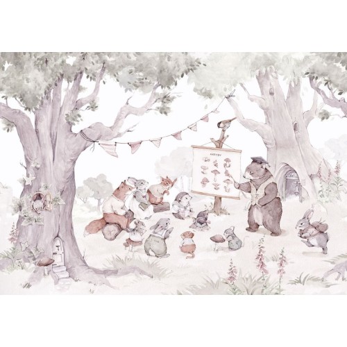 tapeta lesna dla dziewczynki dekorillo