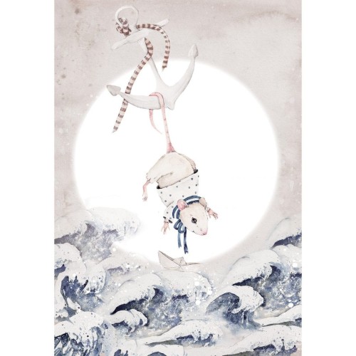 plakat do pokoju chlopca morskie myszki