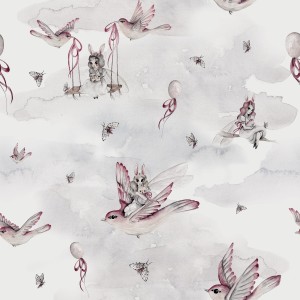 DEKORILLO - TAPETA DO POKOJU DZIEWCZYNKI FAIRY