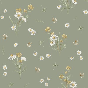 DEKORILLO - TAPETA DZIECIĘCA LETNIA ŁĄKA ZIELEŃ