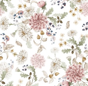 DEKORILLO - TAPETA DLA DZIEWCZYNKI QUEEN OF THE GARDEN