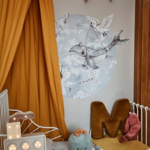 DEKORILLO - NAKLEJKA NA ŚCIANĘ PODNIEBNY OCEAN NIEBIESKA