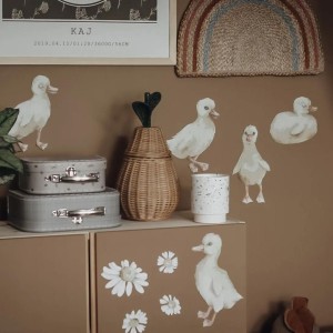 DEKORILLO - NAKLEJKA NA ŚCIANĘ LITTLE DUCKS