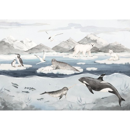 mural arktyka dekorillo