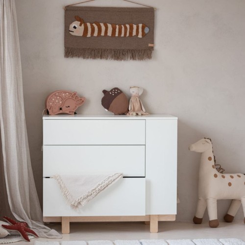 biala komoda niemowleca wood luck design